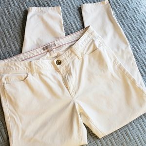 Off-white ankle pants by Banana Republic